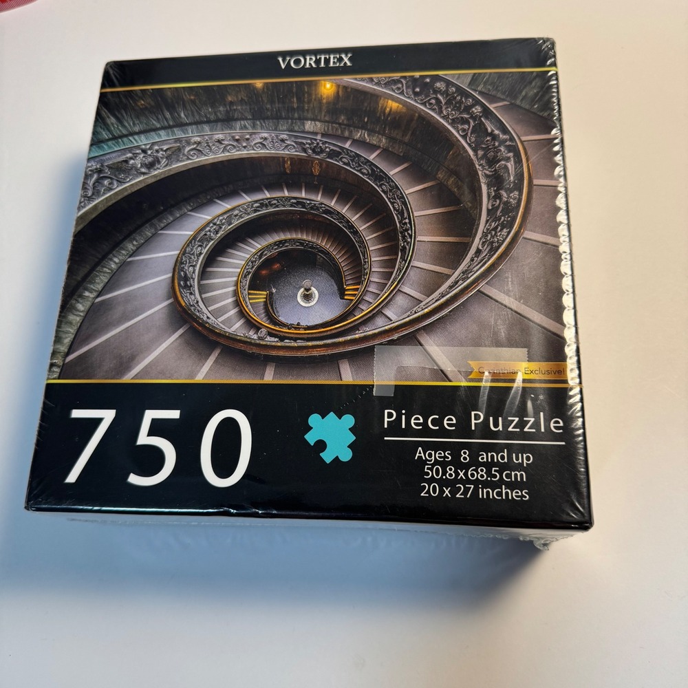 Vortex 750 Piece Jigsaw Puzzle Michael Abid Spiral Staircase Architecture New